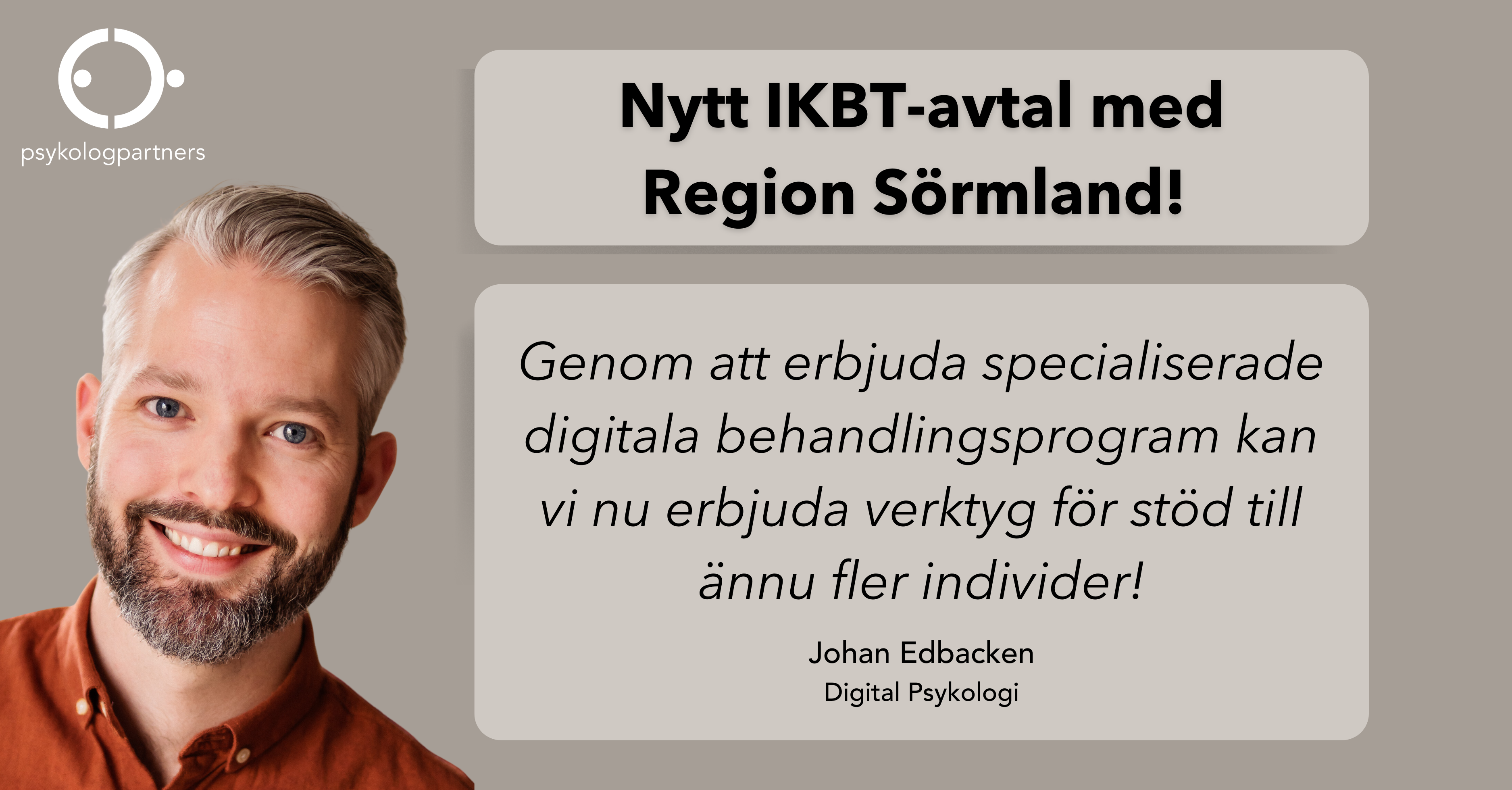 Psykologpartners är störst i Sverige på IKBT