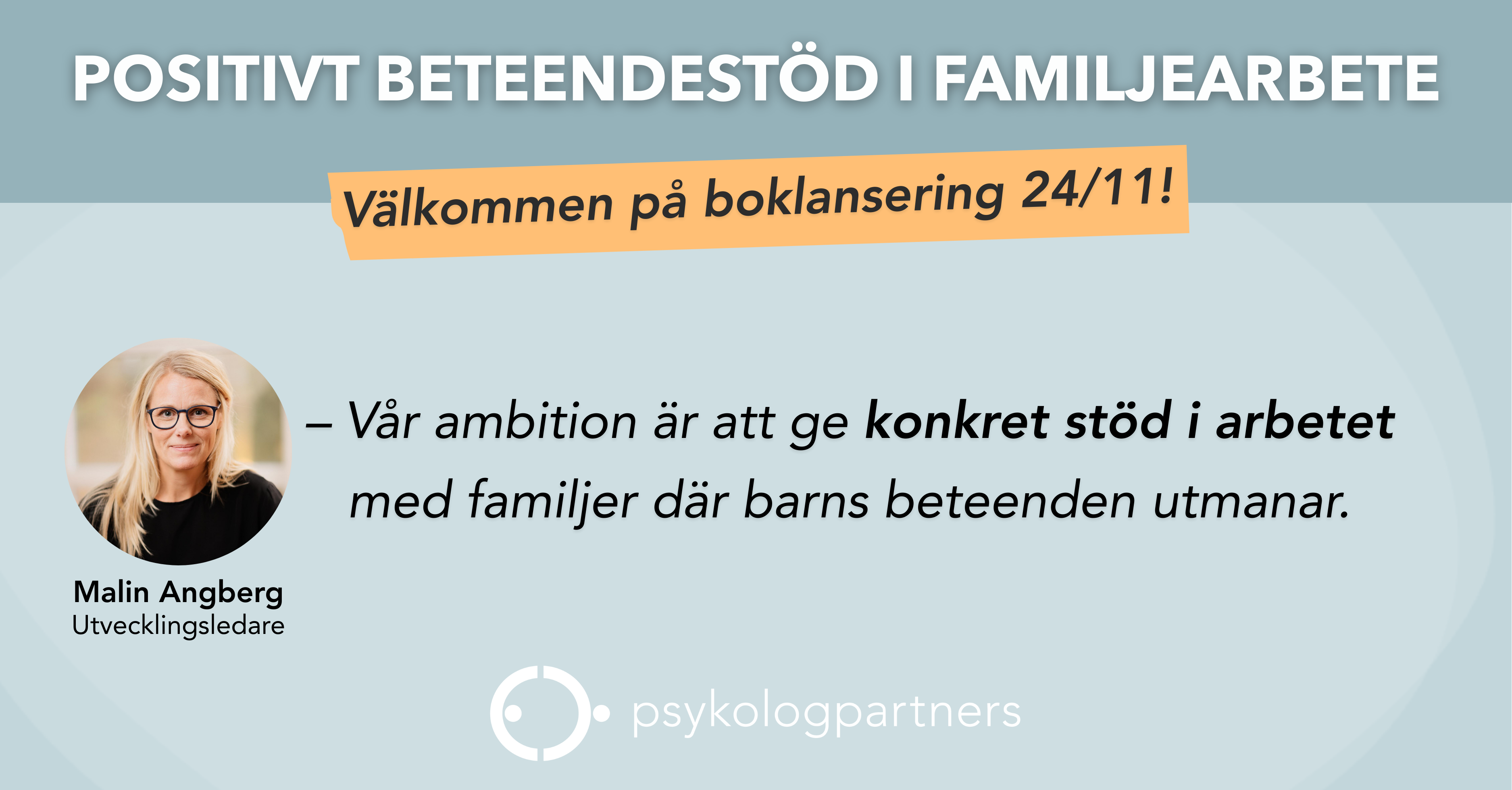 Redaktör för bok om PBS i familjearbete