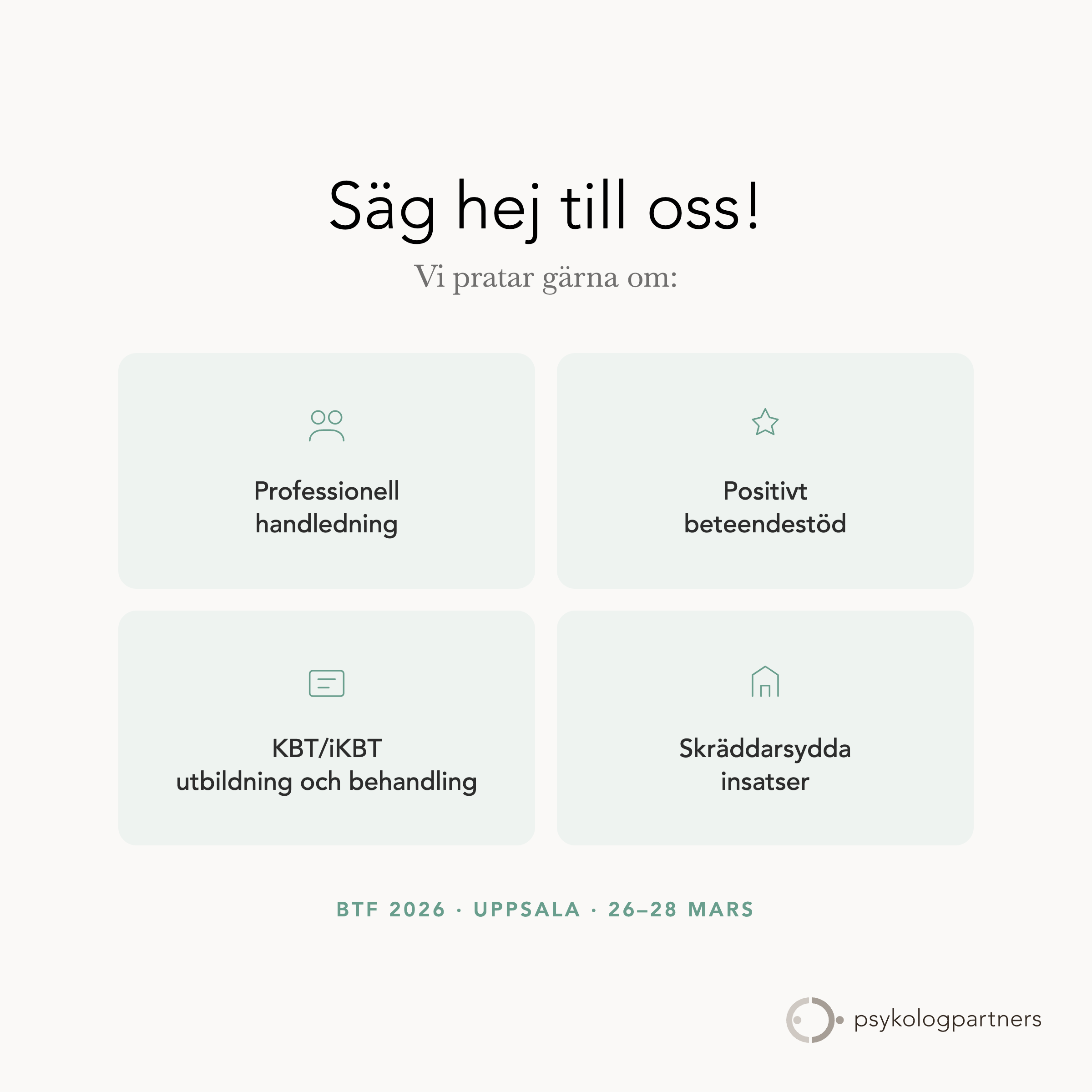 Psykologpartners erbjudande